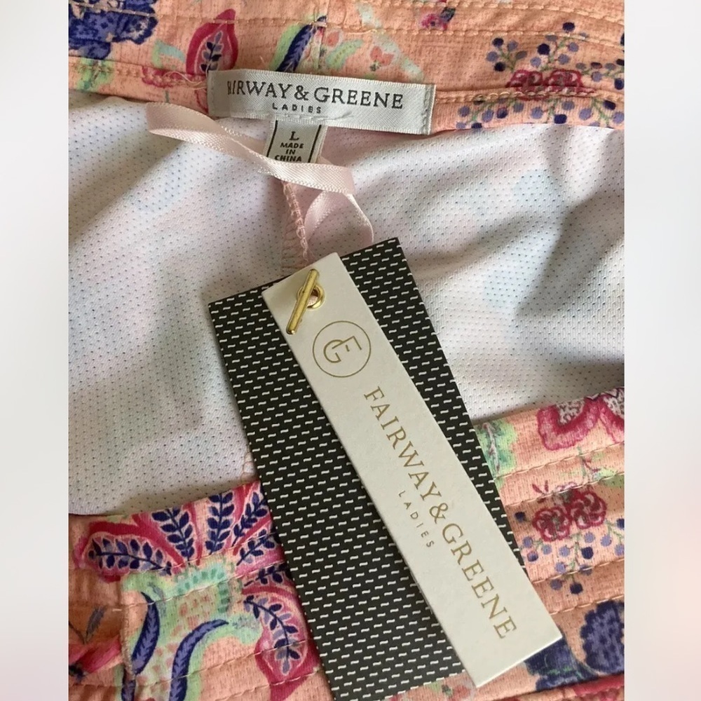 NEW Fairway & Greene Sydnee Lounge Pants Nectarine floral print NWT Size Large - Picture 7 of 15